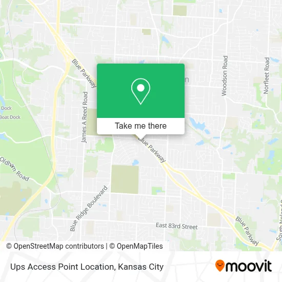 Ups Access Point Location map