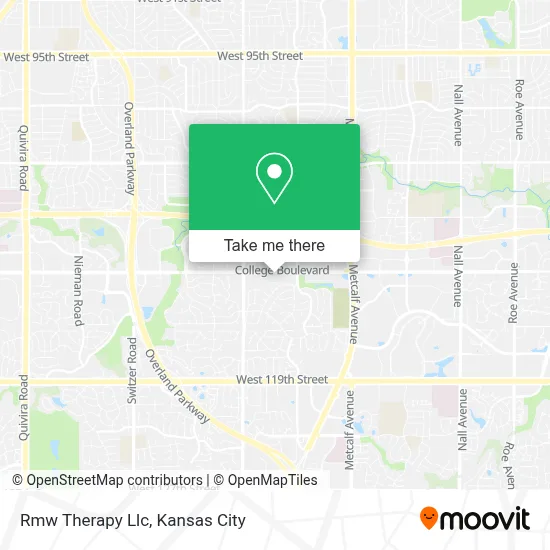 Rmw Therapy Llc map