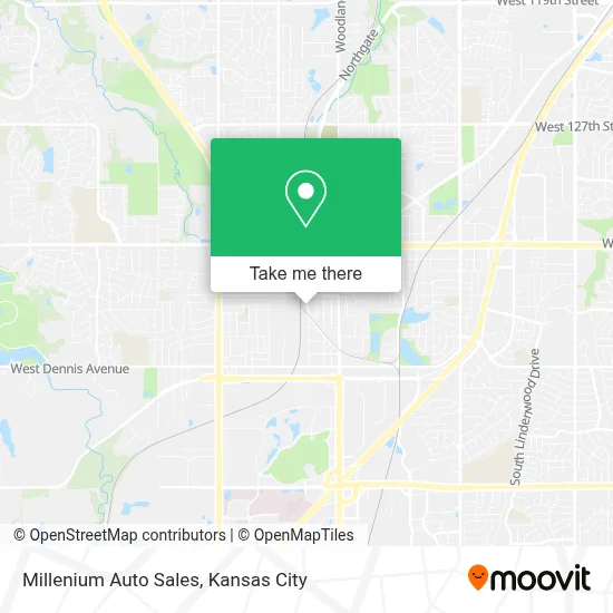 Millenium Auto Sales map