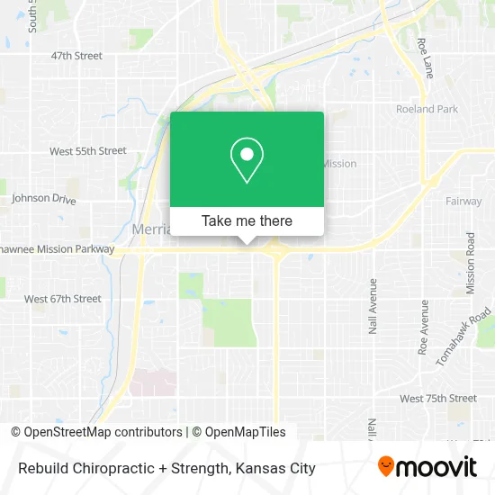 Rebuild Chiropractic + Strength map