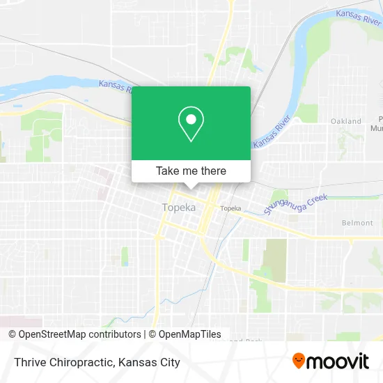 Thrive Chiropractic map