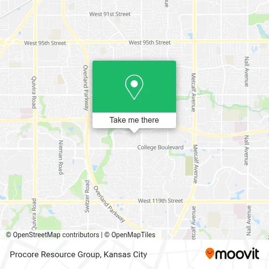 Procore Resource Group map