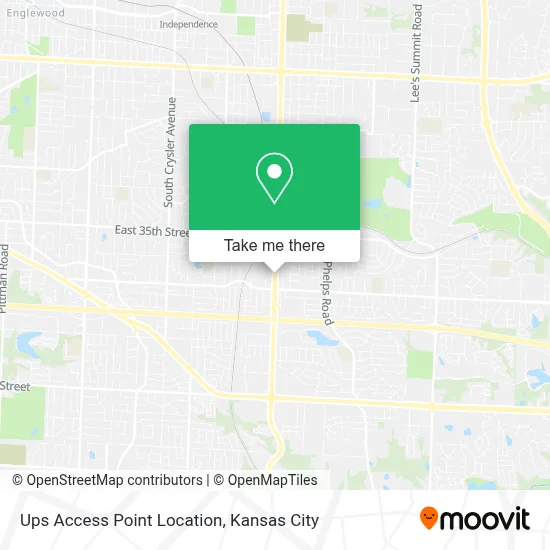 Ups Access Point Location map