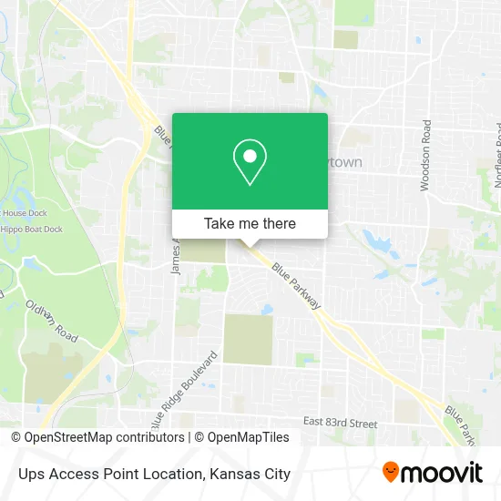 Ups Access Point Location map