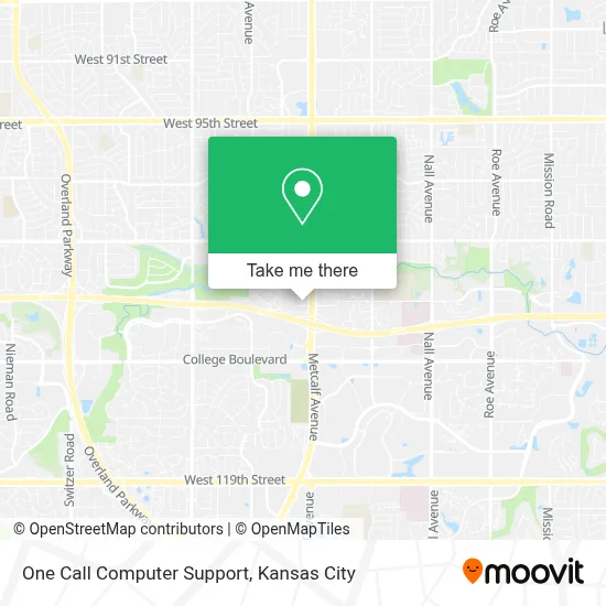 One Call Computer Support map