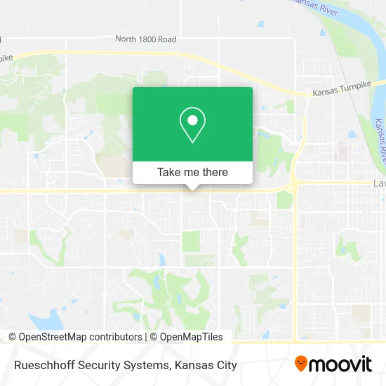 Rueschhoff Security Systems map