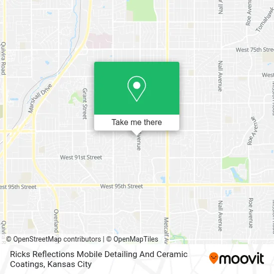 Ricks Reflections Mobile Detailing And Ceramic Coatings map