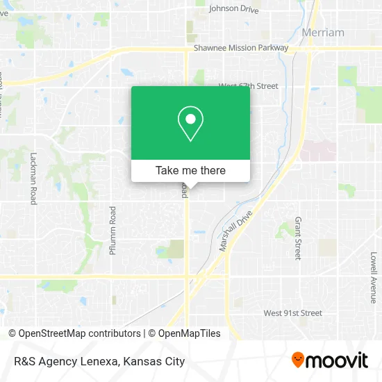 R&S Agency Lenexa map