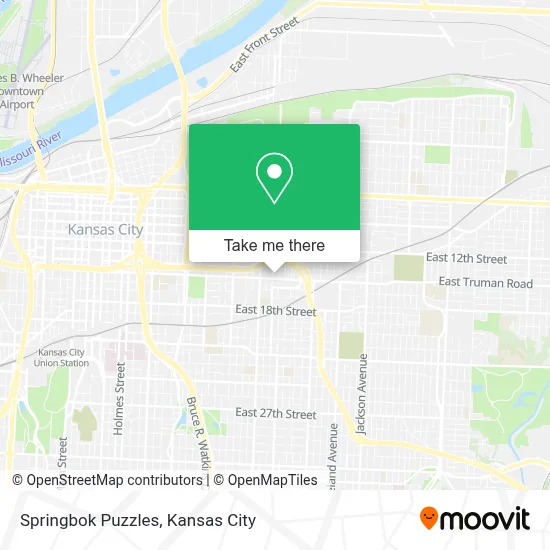 Springbok Puzzles map