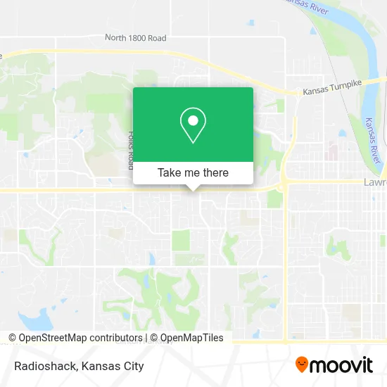 Radioshack map