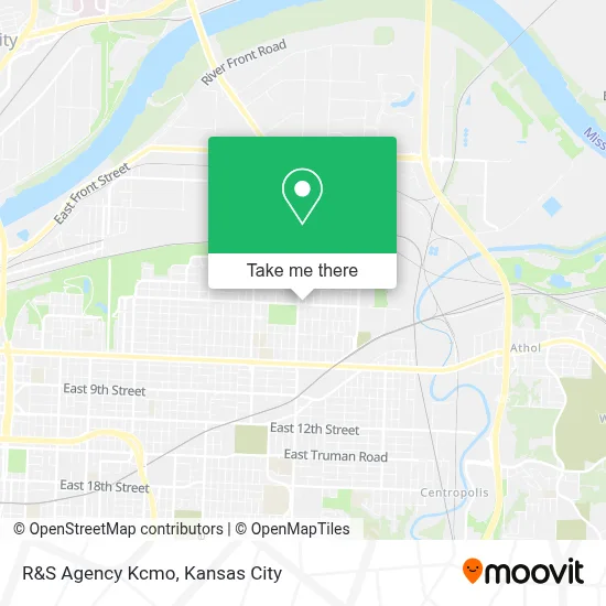 R&S Agency Kcmo map