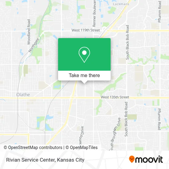 Rivian Service Center map
