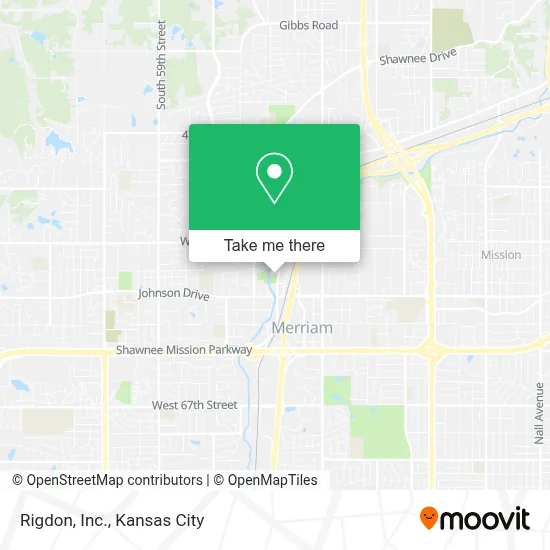 Rigdon, Inc. map