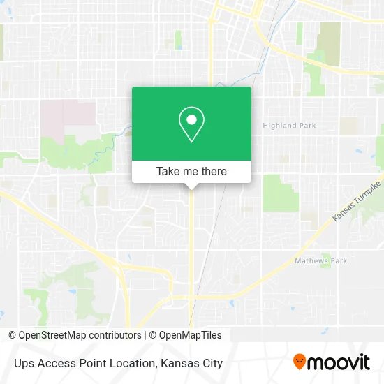 Ups Access Point Location map