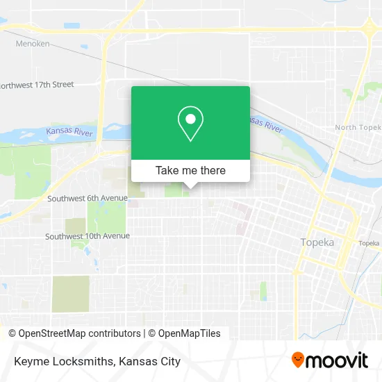 Keyme Locksmiths map
