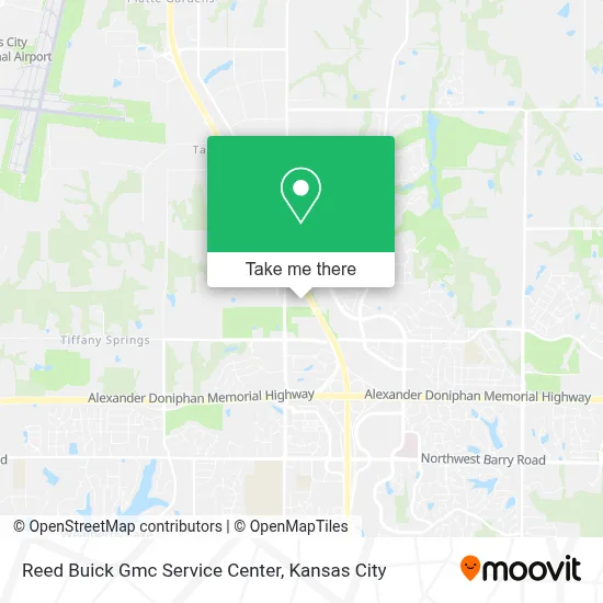 Reed Buick Gmc Service Center map