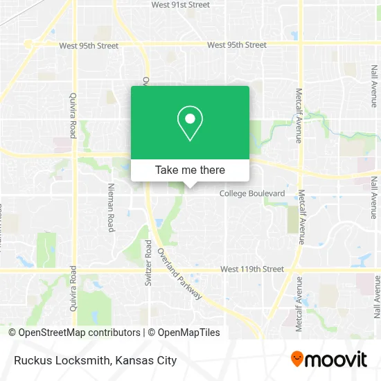 Ruckus Locksmith map