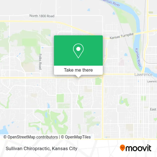 Sullivan Chiropractic map