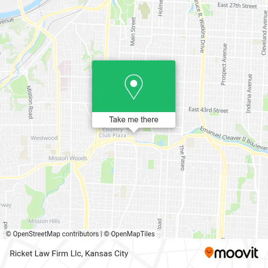 Ricket Law Firm Llc map