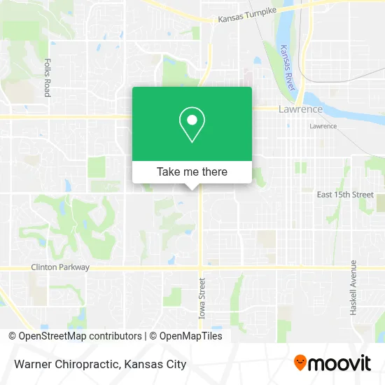 Warner Chiropractic map