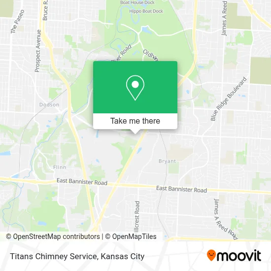 Titans Chimney Service map