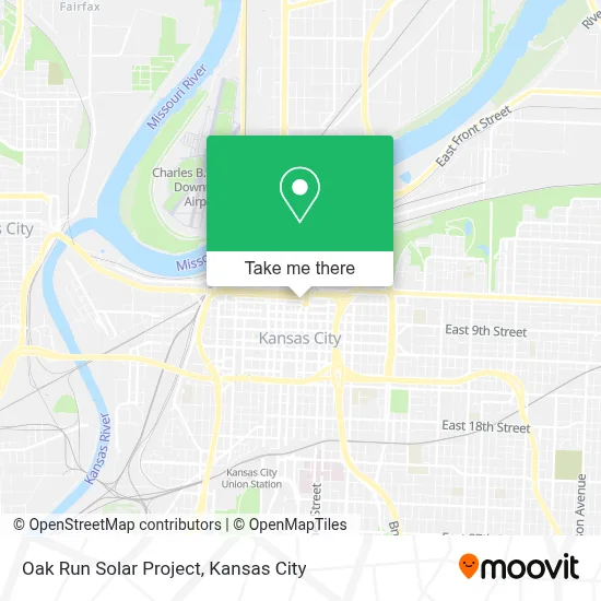 Oak Run Solar Project map