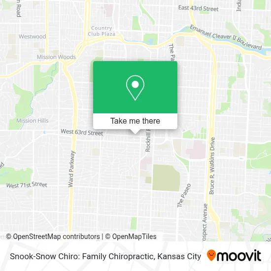 Snook-Snow Chiro: Family Chiropractic map