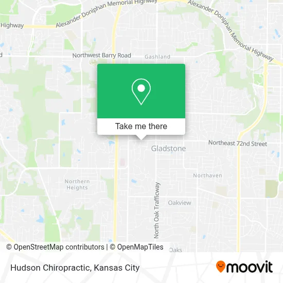 Hudson Chiropractic map