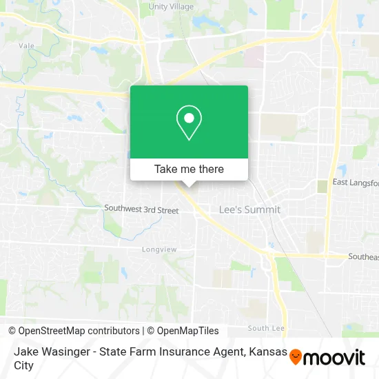 Jake Wasinger - State Farm Insurance Agent map