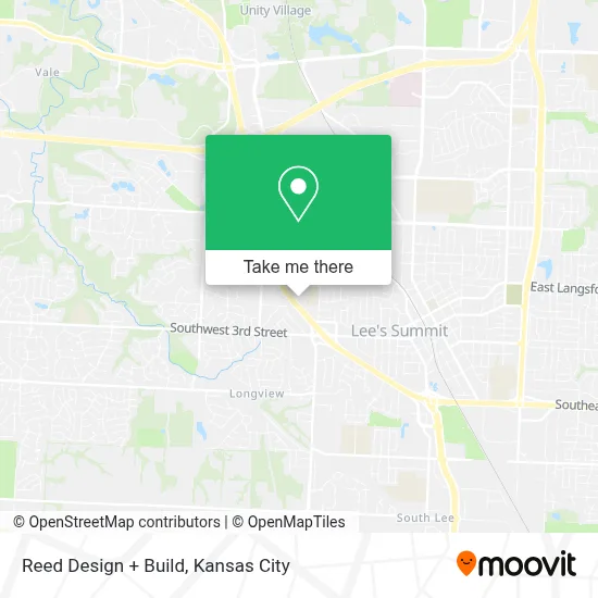 Reed Design + Build map