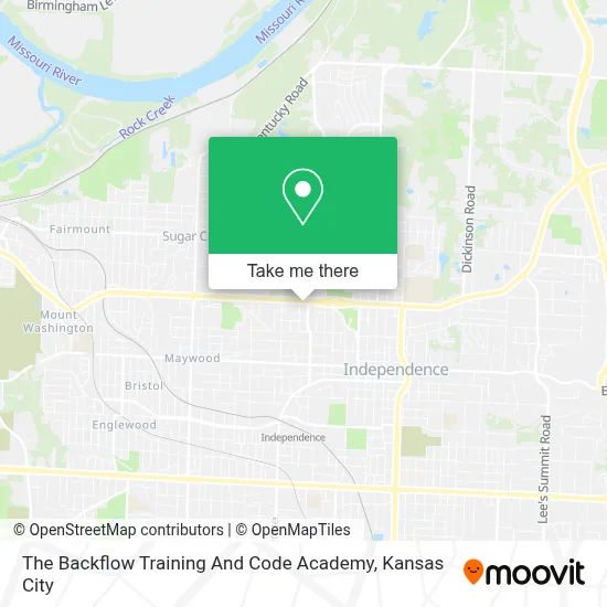 The Backflow Training And Code Academy map