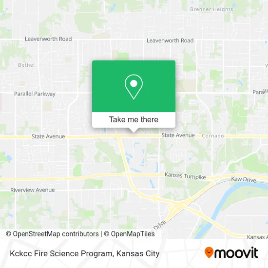 Kckcc Fire Science Program map
