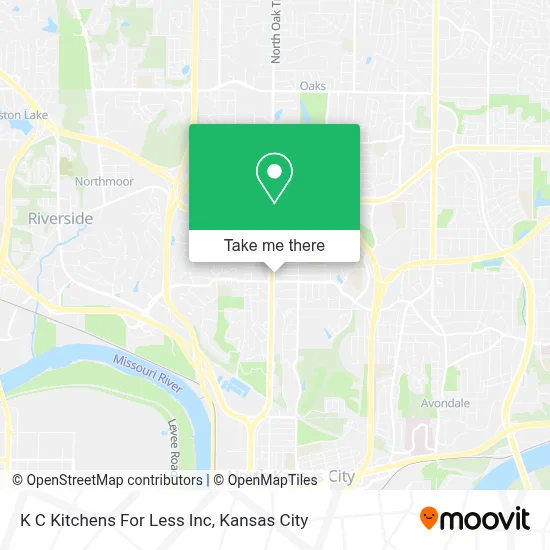 K C Kitchens For Less Inc map