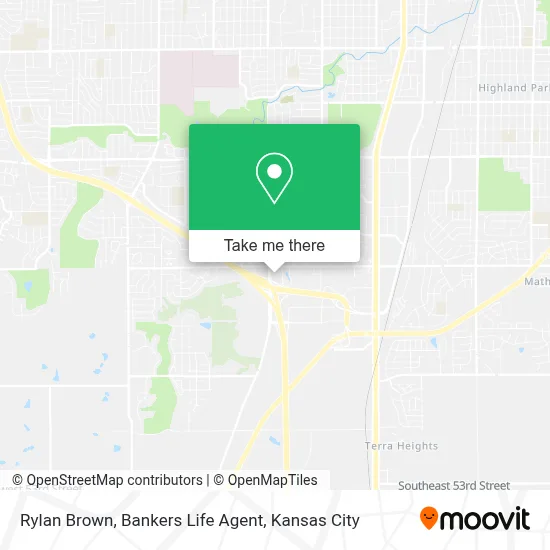 Rylan Brown, Bankers Life Agent map