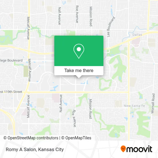 Romy A Salon map