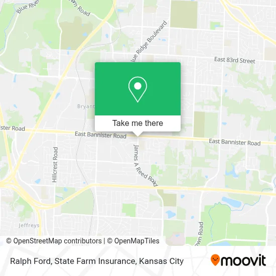 Ralph Ford, State Farm Insurance map