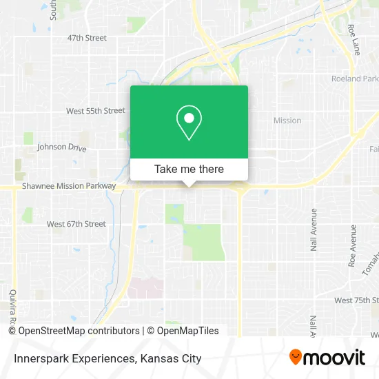 Innerspark Experiences map