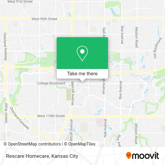 Rescare Homecare map