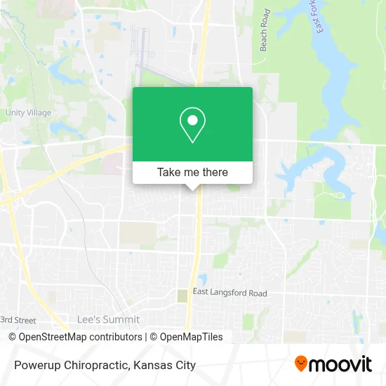 Powerup Chiropractic map