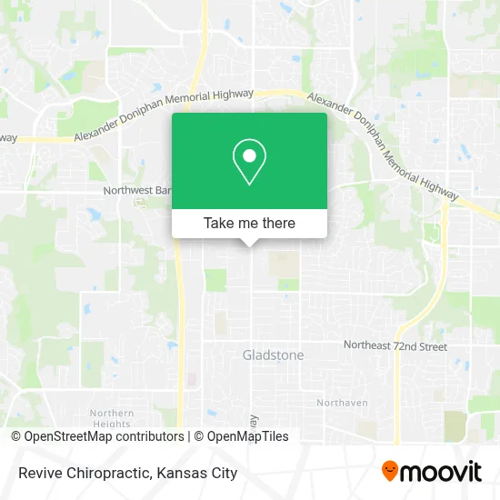 Revive Chiropractic map