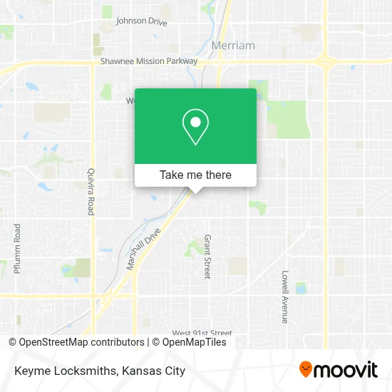 Keyme Locksmiths map