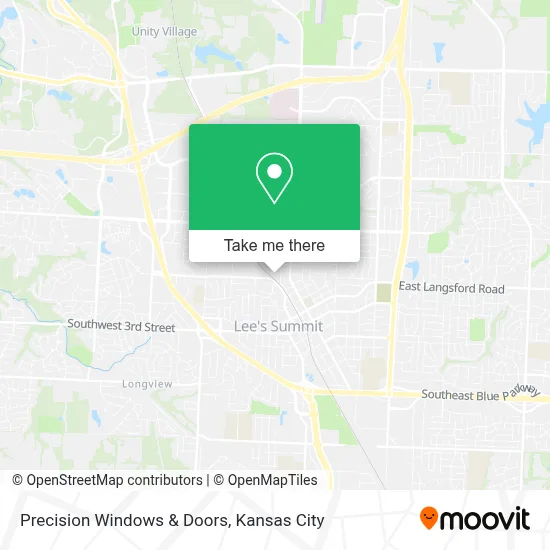 Precision Windows & Doors map
