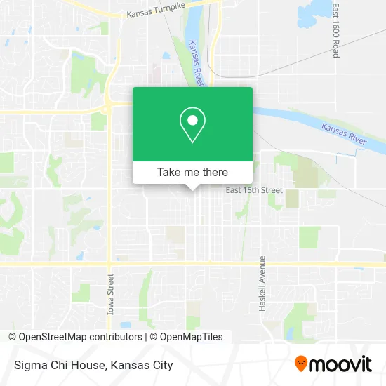 Sigma Chi House map