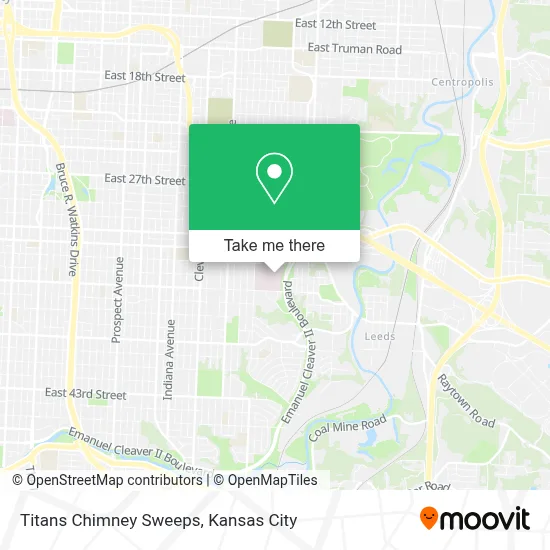 Titans Chimney Sweeps map