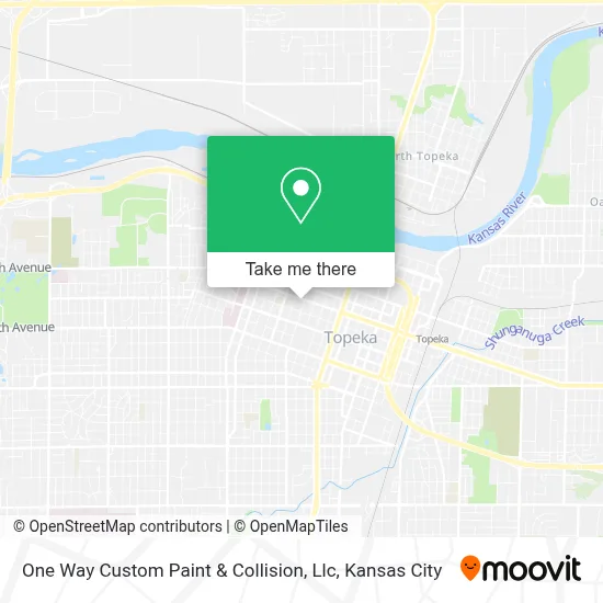 One Way Custom Paint & Collision, Llc map