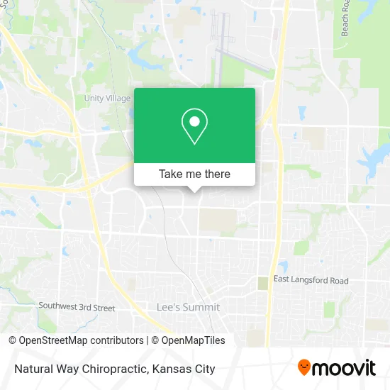 Natural Way Chiropractic map
