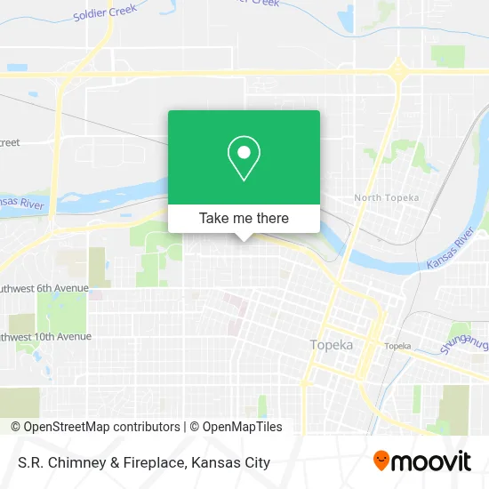 S.R. Chimney & Fireplace map