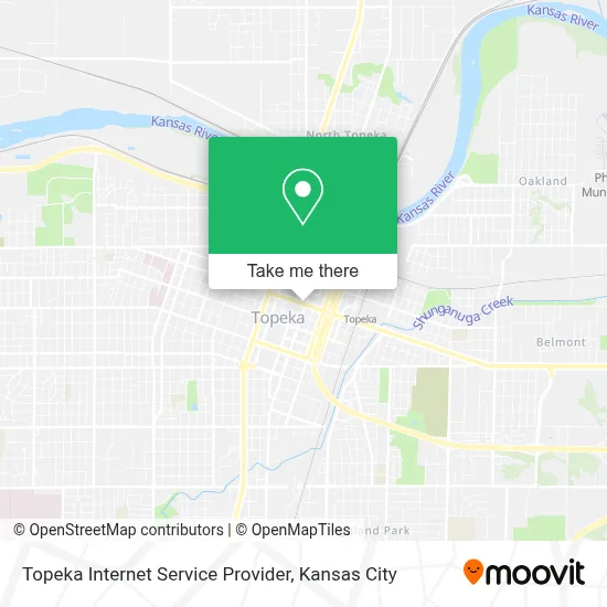 Topeka Internet Service Provider map