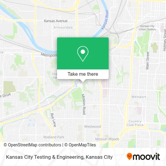 Kansas City Testing & Engineering map