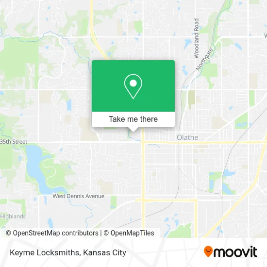 Keyme Locksmiths map